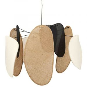 Ostaria Suspension métal lin jute Almeria D66
