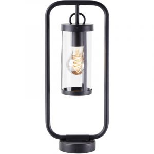 Brilliant AG Sidney - Lampe d'extérieur sur pied - Hauteur 48 cm - E27 max 1x20W - IP44 - Noir
