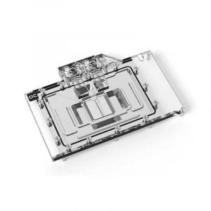 Alphacool Refroidissement liquide transparent avec plaque arrière en cuivre Aurora RTX 4080 GameRock Phantom