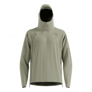 Odlo X-Alp Waterproof Pro Veste Running Hommes - Vert Olive, Taille XXL