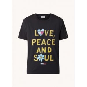 Tommy Hilfiger Tshirt coupe relaxed &agrave; manches courtes Noir - Taille 36