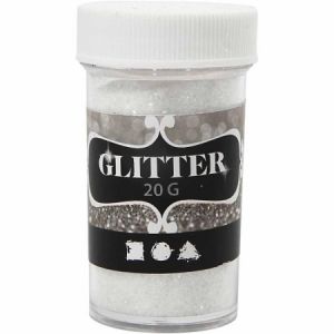 Creotime Paillettes fines - Blanc - 20 g