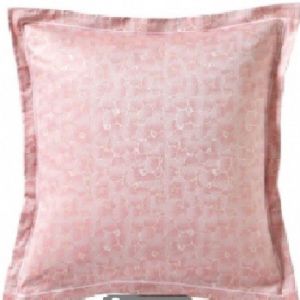 Blanc des vosges Taie d'oreiller satin jacquard ARCANGUES Garance