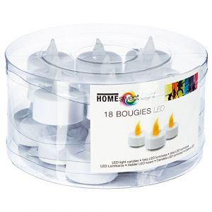 Bougie à led imitation flamme lot de 18 bougies