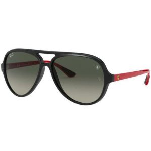 Ray-Ban RB 4125M SCUDERIA FERRARI 57/14/140 BLACK/GREY SHADED propionate unisexe RB 4125M SCUDERIA FERRARI