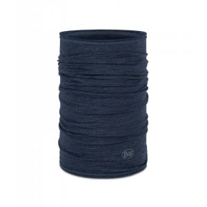 Buff Lightweight Merino Wool - Tour de cou Solid Night Blue Taille unique