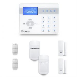 Tike Securit&eacute; Alarme maison sans fil ICE-Bi20 Compatible Box internet et GSM