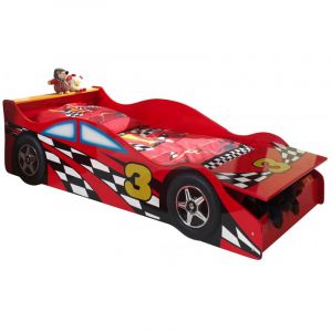 Image de Vipack Furniture Pack - Lit Enfant & Matelas "Race" 70x140cm Rouge