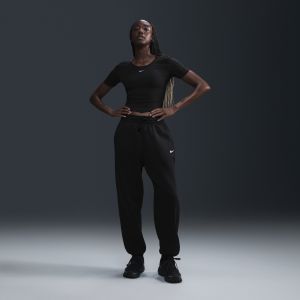 Nike Pantalon de surv&ecirc;tement oversize &agrave; taille haute Sportswear Phoenix Fleece pour Femme - Noir - Taille XXL (FR 54-56) - Female