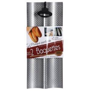 CMP Plaque de cuisson 2 baguettes (16,5 x 38,5 cm)