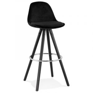 Tabouret de Bar "Caneo" 97cm Noir Prix