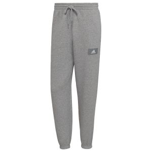 Adidas Pantalon de survêtement en molleton de coton et jambres droites Essentials FeelVivid Gris, pointure Large - Gris - Taille Large