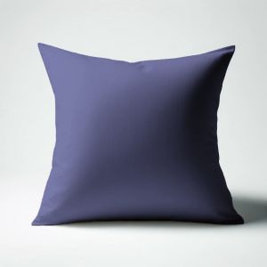 Taie d'oreiller percale de coton TERTIO - Bleu Indigo