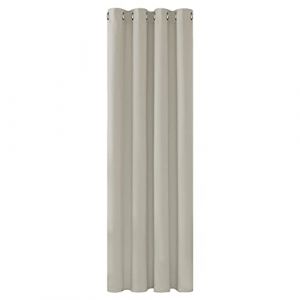 Image de Deconovo Rideaux Occultants Isolant Thermique Anti Froid, 140x240 CM, Rideaux pour Salon et Chambre, Beige, 1 Pièce