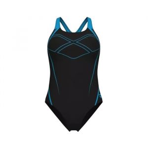 Arena Maillot de bain 1 pi&egrave;ce - Femme - Dos en X - 80% Nylon - Parfait pour la natation
