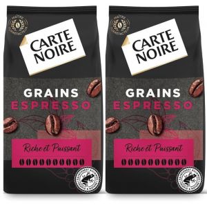 Carte Noire Caf&eacute; Grain Espresso - 100% Arabica - Paquet de 2 kg - Fabriqu&eacute; en France