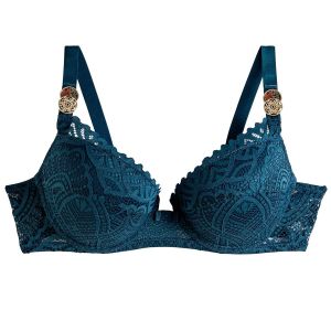 Soutien-gorge ampliforme coque moulée bleu Paprika - Pomm'Poire