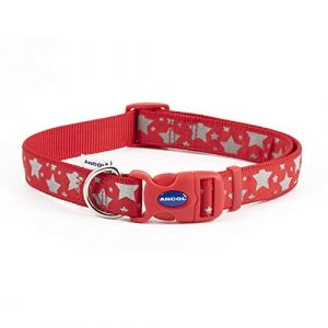 Ancol Collier réfléchissant réglable en Nylon Pattes N OS