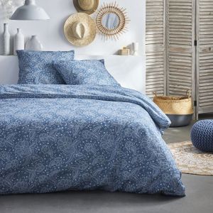 Today Parure de lit coton bleu 240x260