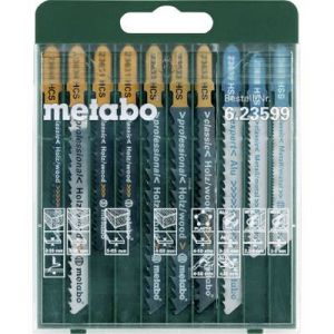 Metabo Set lames de scie sauteuse - Accessoires "Promotion", 10 pièces