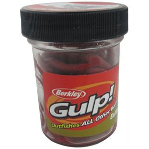 Image de Berkley Gulp Appâts vers de terre Lot de 2 Rouge Twin Pack 4 Inch