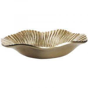 Beliani Coupe de fruits d&eacute;corative dor&eacute;