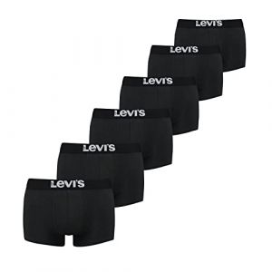 Levi's Trunk sous-vêtement, Durable Noir, XL (Lot de 6) Hommes