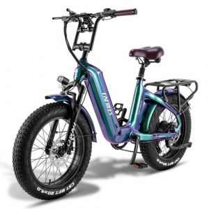 Velo electrique Fafrees F20 Master 20 pouces Autonomie 120km Amortisseur avant VTC Fat bike Batterie 48V22.5Ah Vert