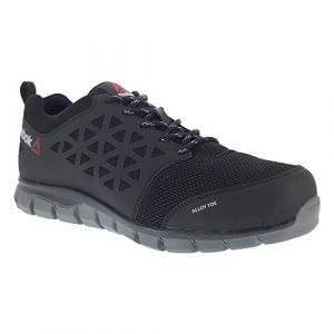 Reebok Travail Ib1031 S1P 44 Excel Aluminium léger orteil Athletic PR Chaussures de travail, 44, Noir/gris