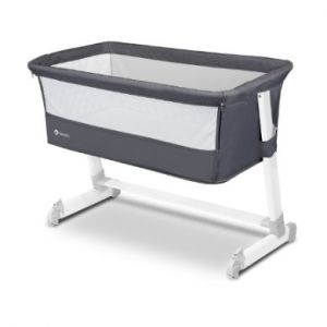 LIONELO T o 2in1 lit bébé voyage lit, bébé lit supplémentaire, bébé de la naissance jusqu'à 9 kg, réglage en hauteur de l'inclinaison, pliable paroi latérale, matelas, moustiquaire