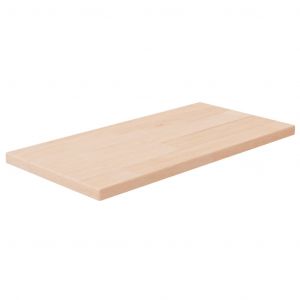 VidaXL Panneau d'étagère 40x20x1,5 cm Bois de chêne massif non traité