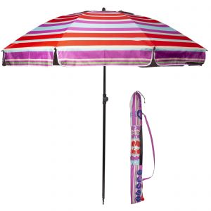 Image de Isotoner Parasol anti-uv upf50+, résistant au vent Multicolore - Couleur Multicolore - Taille Taille unique