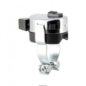 Kyoto Interupteur Chrom&eacute; Universel 2 et 3 Positions + 1 Poussoir Pour Clignos,Klaxon,Phare...