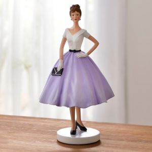 Image de Statuette AUDREY 50 's parme