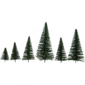Noch Set d'arbres sapin 26930 50 à 140 mm vert foncé 10 pc(s)
