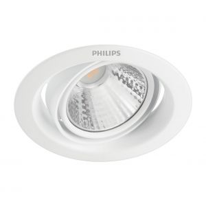 Philips Spot Downlight LED Dimmable Pomeron 7W Coupe &Oslash; 70mm Blanc Chaud 2700K - Blanc Chaud 2700K