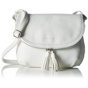 Tom Tailor Acc lari, Sac à l'épaule Femme, Blanc (Weiß), 26.5x21x5 Centimeters (W x H x L)