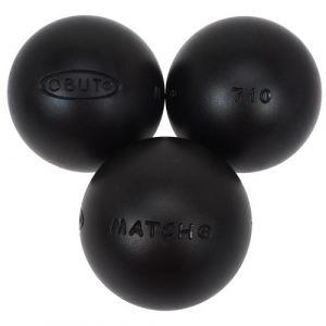 Image de Obut 3 boules de pétanque compétition match + strie 0 d72/710g