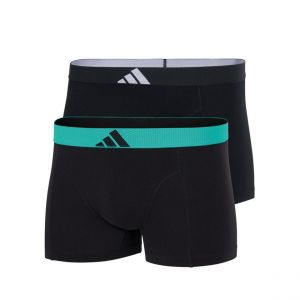 Adidas Boxer Active Flex noir pur bleu (2 unités) - S