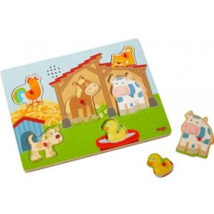 Haba Son puzzle à la ferme 6 pièces