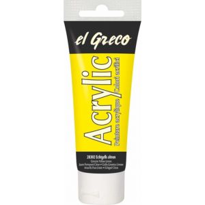 C.Kreul Peinture acrylique el greco, jaune citron, 75 ml 28302