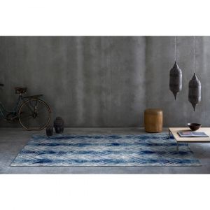 Vivabita Tapis bleu intérieur plat Odin 120x170 Bleu