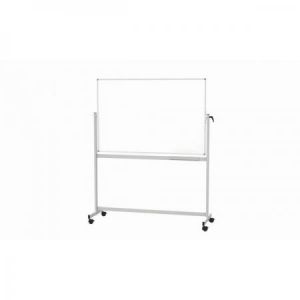 Maul 64592-84 - Tableau blanc mobile standard, réversible, 90x120 cm, coloris gris