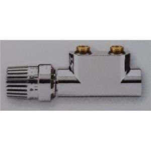 Radson Corps de vanne bitube droit chromé 598006