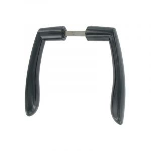 Béquilles doubles alu noir carré 7mm pour porte épaisseur 60mm axe 90mm - THIRARD - JE392015