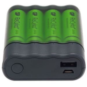 Image de GP Chargeur + accumulateur Pilles AA / AAA + Appareils en USB