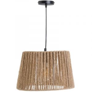 Lustre en fibre de papier tressée