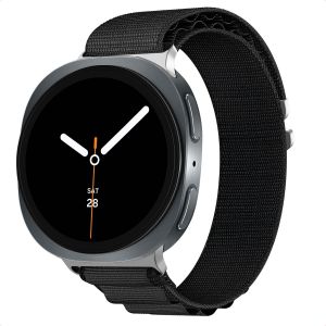 Imoshion Bracelet en nylon Alpine Samsung Galaxy Watch 8 (40/44mm) / Classic (46mm) - Noir