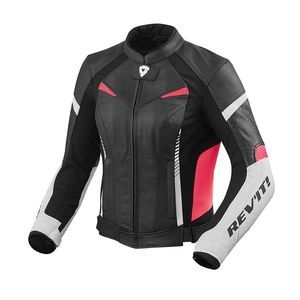 Image de Rev'it Blouson Lady Xena 2 Noir Blanc Rose