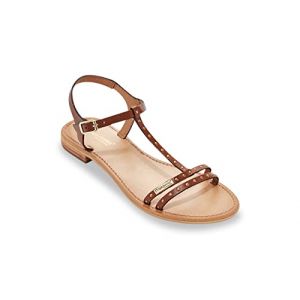 Les Tropéziennes par M. Belarbi Femme HENYA Sandale, Tan, 39 EU